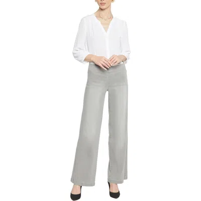 Nydj ` Womens Pull On High Rise Wide Leg Jeans In Multi