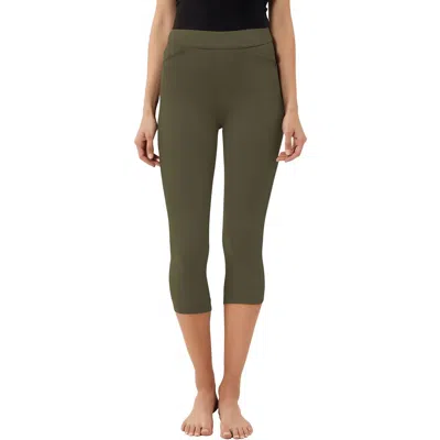 Nydj Womens Skinny Stretch Leggings In Green