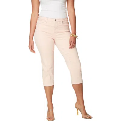 Nydj Womens Slit Denim Cropped Jeans In Multi