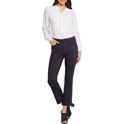 Nydj Womens Solid Denim Ankle Jeans In Multi