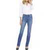 Nydj Womens Stretch Denim Bootcut Jeans In Multi
