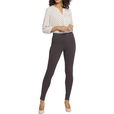 Nydj Womens Stretch Manmade Leggings In Coffee Bean