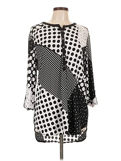 Pre-owned Nygard 3/4 Sleeve Blouse In Black