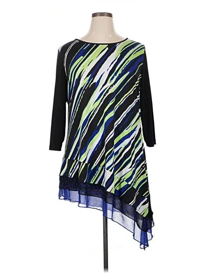 Pre-owned Nygard 3/4 Sleeve Blouse In Green