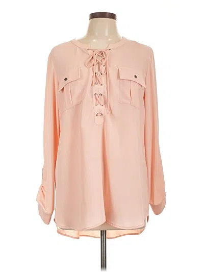 Pre-owned Nygard Long Sleeve Blouse In Pink