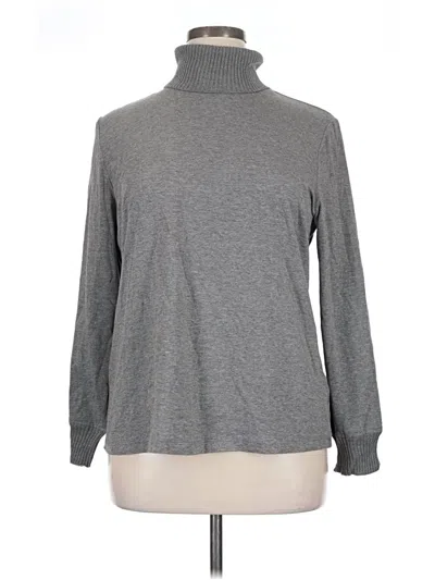 Pre-owned Nygard Long Sleeve Turtleneck In Gray