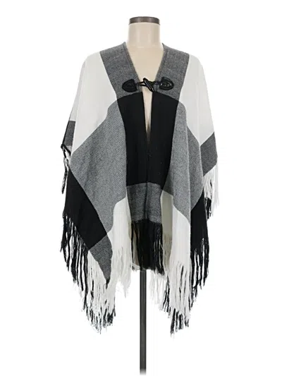 Pre-owned Nygard Poncho In Gray