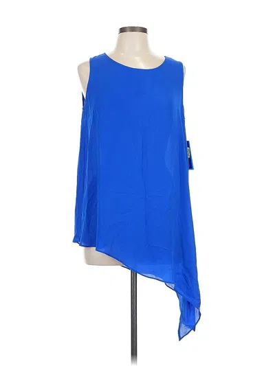 Pre-owned Nygard Sleeveless Blouse In Blue