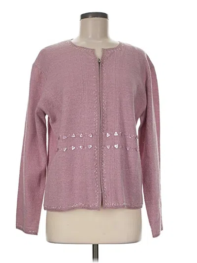 Pre-owned Nygard Wool Cardigan Sweater In Pink