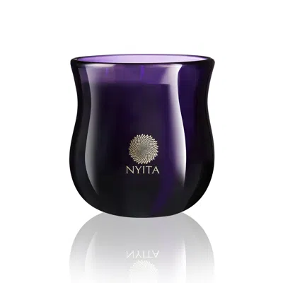 Nyita Pink / Purple Sunflower Wax Candle™