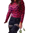 Nylon Apparel Xoxo Mesh Top In Multicolor In Multi