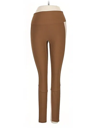 Pre-owned Nylora Active Pants In Brown