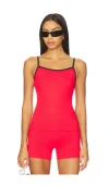 Nylora Tilly Top In Red