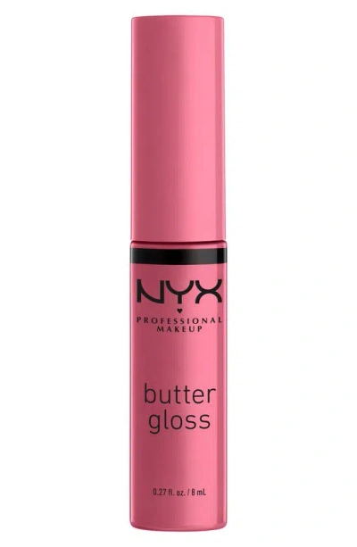Nyx Butter Gloss Nonsticky Lip Gloss In Angl Food Cake