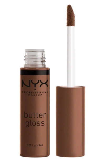 Nyx Butter Gloss Nonsticky Lip Gloss In Fudge Me