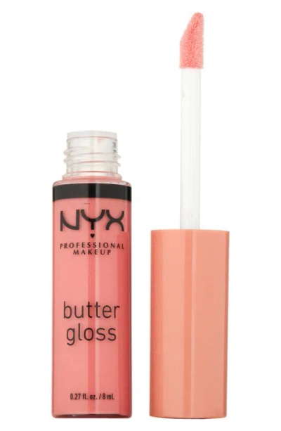 Nyx Butter Gloss Nonsticky Lip Gloss In Pink