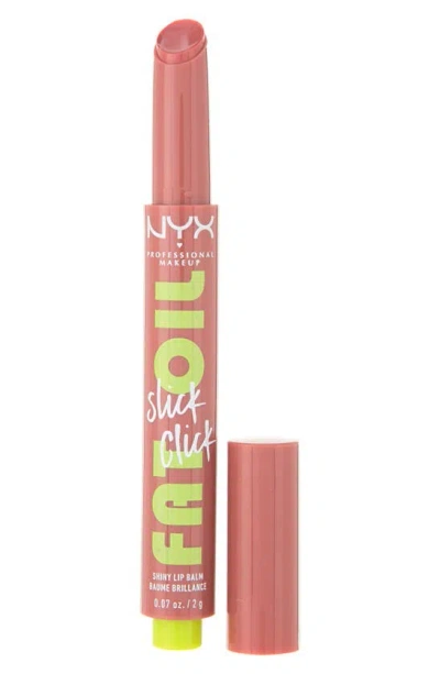 Nyx Fat Oil Slick Click Shiny Lip Balm In Going Viral