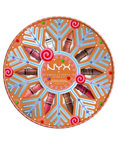 Nyx Professional Makeup 10-pc. Holiday Butter Gloss Vault Gift Set In Transparent