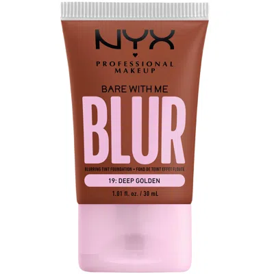 Nyx Professional Makeup Bare With Me Blur Tint Foundation 30ml (varios Shades) - Deep Golden