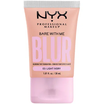 Nyx Professional Makeup Bare With Me Blur Tint Foundation 30ml (varios Shades) - Light Ivory