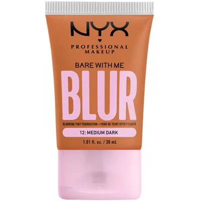 Nyx Professional Makeup Bare With Me Blur Tint Foundation 30ml (varios Shades) - Medium Dark