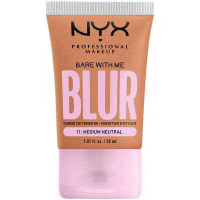 Nyx Professional Makeup Bare With Me Blur Tint Foundation 30ml (varios Shades) - Medium Neutral