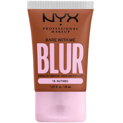 Nyx Professional Makeup Bare With Me Blur Tint Foundation 30ml (varios Shades) - Nutmeg