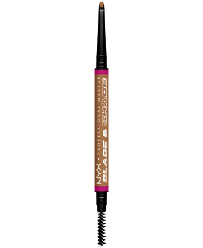 Nyx Professional Makeup Blade & Shade Brow Pencil In Ash Blonde