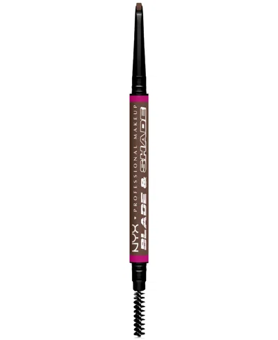 Nyx Professional Makeup Blade & Shade Brow Pencil In Brunette