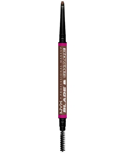 Nyx Professional Makeup Blade & Shade Brow Pencil In Chocolate