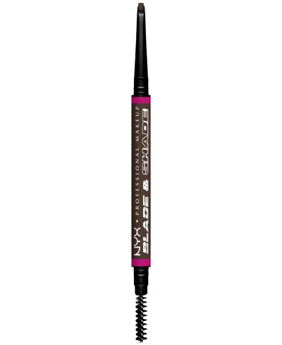 Nyx Professional Makeup Blade & Shade Brow Pencil In Espresso