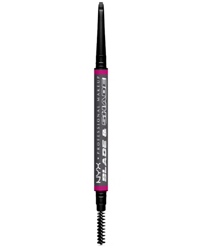 Nyx Professional Makeup Blade & Shade Brow Pencil In Grey