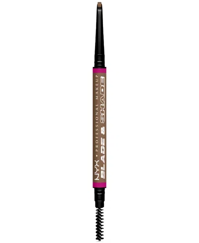 Nyx Professional Makeup Blade & Shade Brow Pencil In Taupe