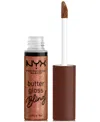 Nyx Professional Makeup Butter Gloss Bling! In Hustla (medium Brown)