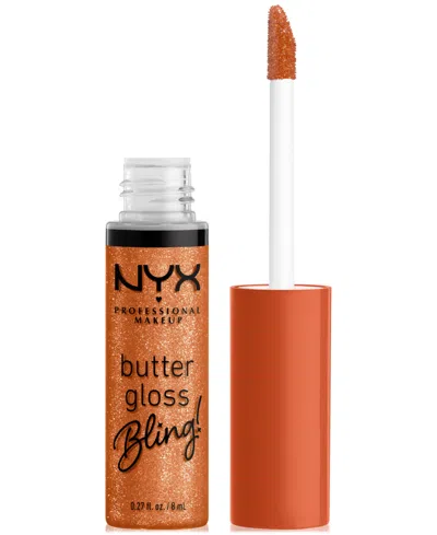Nyx Professional Makeup Butter Gloss Bling! In Pricey (copper Metal)