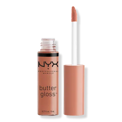 Nyx Professional Makeup Butter Gloss Non-sticky Lip Gloss - Madeleine In Brown