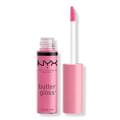 Nyx Professional Makeup Butter Gloss Non-sticky Lip Gloss - Merengue In White