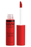 Nyx Professional Makeup Butter Gloss Nonsticky Lip Gloss In Apple Crisp
