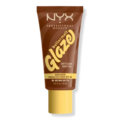 Nyx Professional Makeup Buttermelt Glaze Skin Tint Spf 30 - Nutmeg Butta