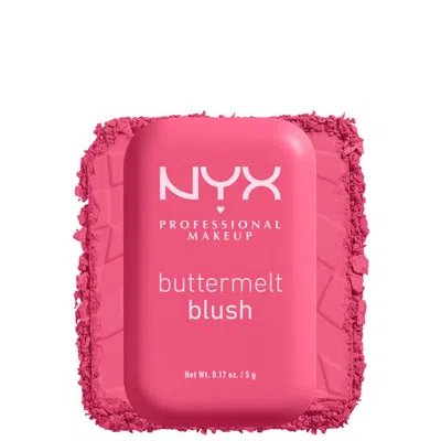 Nyx Professional Makeup Buttermelt Powder Blush Up To 12h Wear, Fade And Transfer Resistant (various Shades) - Getting Butte In Getting Butter