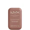 Nyx Professional Makeup Buttermelt Powder Bronzer 12h Wear Fade & Transfer Resistant (various Shades) - All Butta'd Up In All Butta'd Up