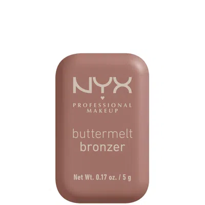 Nyx Professional Makeup Buttermelt Powder Bronzer 12h Wear Fade & Transfer Resistant (various Shades) - All Butta'd Up In White