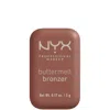 Nyx Professional Makeup Buttermelt Powder Bronzer 12h Wear Fade & Transfer Resistant (various Shades) - Butta Off In Butta Off