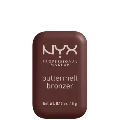 Nyx Professional Makeup Buttermelt Powder Bronzer 12h Wear Fade & Transfer Resistant (various Shades) - Butta Than U In White