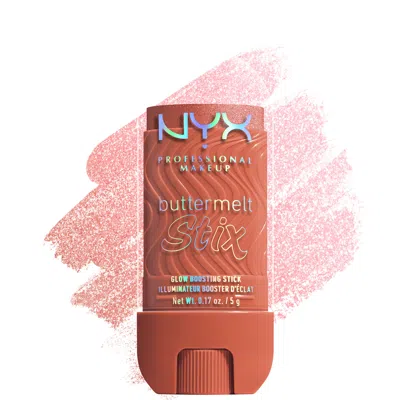 Nyx Professional Makeup Buttermelt Stix, Glow Boosting Stix, Up To 8 Hr Wear 5g (various Shades) - That's On Melt