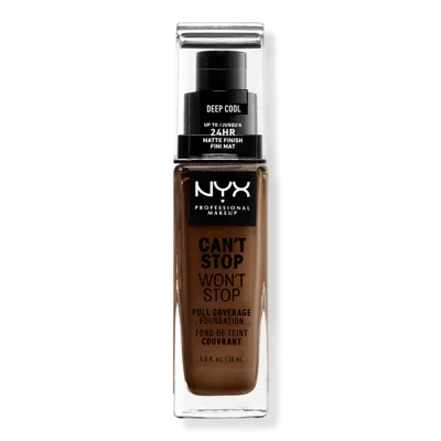Nyx Professional Makeup Can't Stop Won't Stop 24hr Full Coverage Matte Foundation - Deep Cool