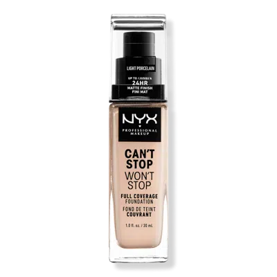 Nyx Professional Makeup Can't Stop Won't Stop 24hr Full Coverage Matte Foundation - Light Porcelain