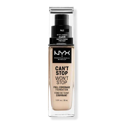 Nyx Professional Makeup Can't Stop Won't Stop 24hr Full Coverage Matte Foundation - Pale