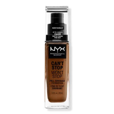 Nyx Professional Makeup Can't Stop Won't Stop 24hr Full Coverage Matte Foundation - Warm Mahogany
