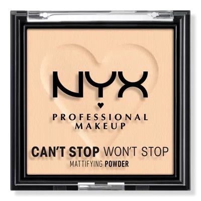 Nyx Professional Makeup Can't Stop Won't Stop All Day Mattifying Powder - Light In White